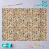 Egyptian hieroglyphics Birds Pattern 2 Seidenpapier (Basteln)