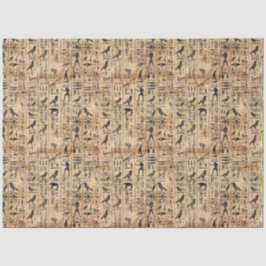 Egyptian hieroglyphics Birds Pattern 2 Seidenpapier