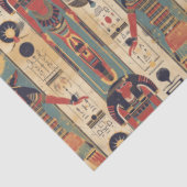 Egyptian hieroglyphics Pharaoh Pattern Seidenpapier (Ausschnitt)