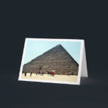 Egyptian Horse Cart at the Pyramids of Giza Karte<br><div class="desc">Egyptian Horse Cart at the Pyramids of Giza Greeting Card. You can easily customize this product for free if you would like to add wording or change the color of the background.</div>