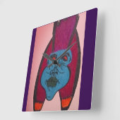 Egyptian Inspired Horror Theme Mummy Quadratische Wanduhr (Winkel)