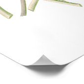 Egyptian Lotus Blume Print by P.J. Redouté Poster (Ecke)