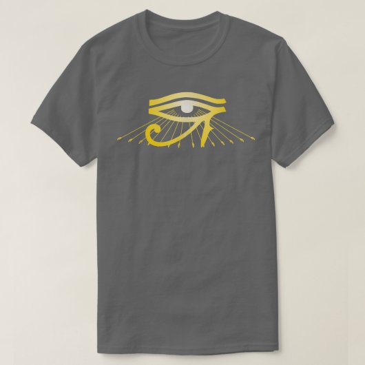 Egyptian Magic Eye of Ra Horus Sun God T-Shirt (Design vorne)