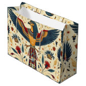 "Egyptian Mystique Decorative Bag" Große Geschenktüte (Vorderseite Schrägansicht)