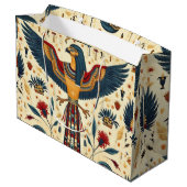 "Egyptian Mystique Decorative Bag" Große Geschenktüte (Rückseite Schrägansicht)