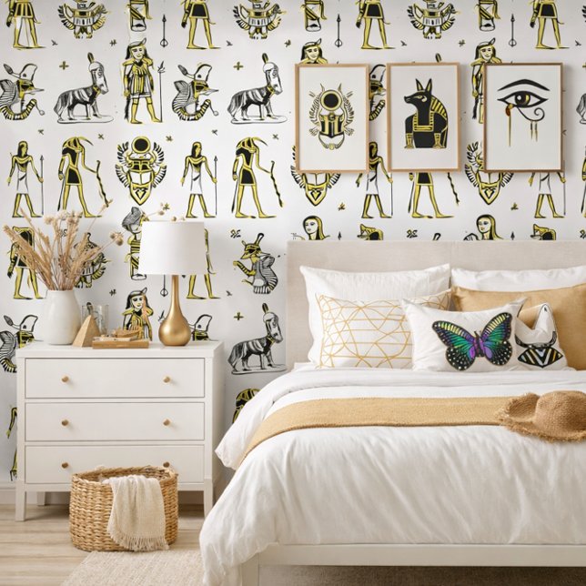 Egyptian Mythology Pharaoh Anubis Inspired Ancient Tapete (Von Creator hochgeladen)