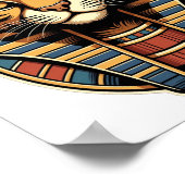 Egyptian Pharaoh Cat Poster – Ancient Egypt Wall A (Ecke)