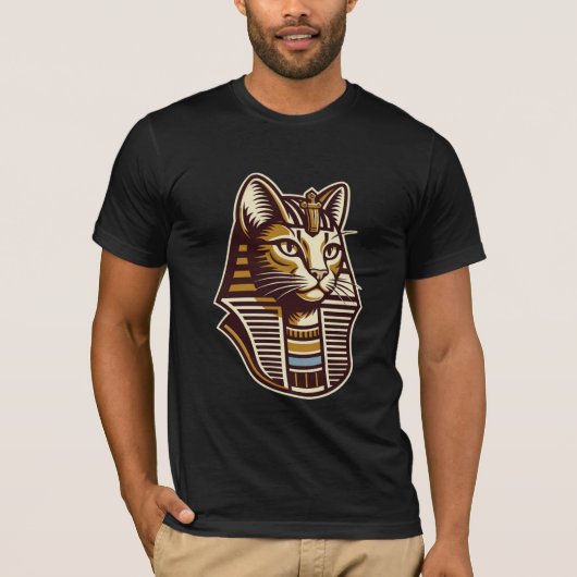 Egyptian Pharaoh Cat T-Shirt – Ancient Egypt Cat (Vorderseite)
