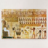 Egyptian pharoah papyrus puzzle (Horizontal)