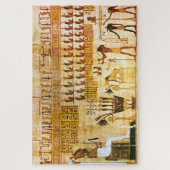 Egyptian pharoah papyrus puzzle (Vertikal)