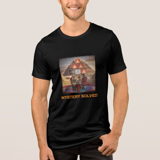 Egyptian Pyramid Game Show Tri-Blend Shirt (Vorderseite)