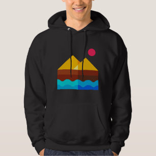 EGYPTIAN PYRAMIDS T-SHIRT HOODIE