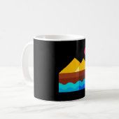EGYPTIAN PYRAMIDS T-SHIRT KAFFEETASSE (Vorderseite Links)