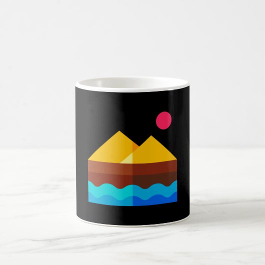 EGYPTIAN PYRAMIDS T-SHIRT KAFFEETASSE (Mittel)