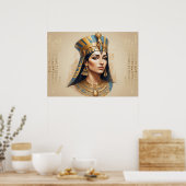 Egyptian Queen Wall Art – The Spirit of Ancient Poster (Küche)
