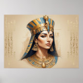 Egyptian Queen Wall Art – The Spirit of Ancient Poster (Vorne)