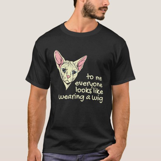 Egyptian Sphynx Cat Hairless Cat T-Shirt (Vorderseite)