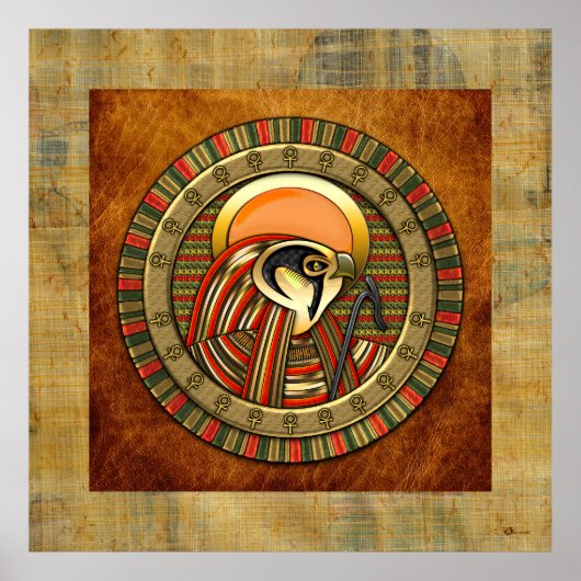Egyptian Sun God Ra Poster (Vorne)