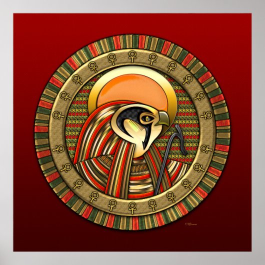 Egyptian Sun God Ra Poster (Vorne)