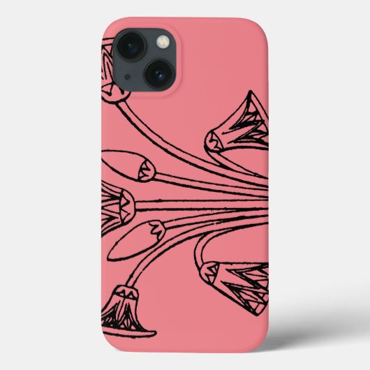 Egyptian Symbol: Lotus Case-Mate iPhone Hülle (Rückseite)