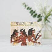 Egyptian Women Musicians Postkarte (Stehend Vorderseite)