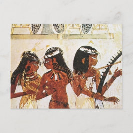 Egyptian Women Musicians Postkarte