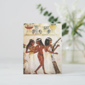 Egyptian Women Musicians Postkarte (Stehend Vorderseite)