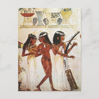Egyptian Women Musicians Postkarte