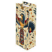 #EgyptianCoasters #PharaohCoasters #AncientEgyptDe Geschenktüte Für Weinflaschen (Vorderseite Schrägansicht)