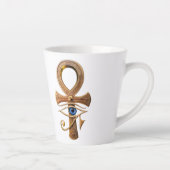 egyption pharaoh art late coffee mug milchtasse (Rechts)