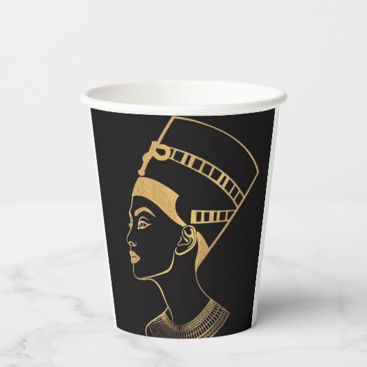 egyption pharaoh art paper coffee cups pappbecher (Rückseite)