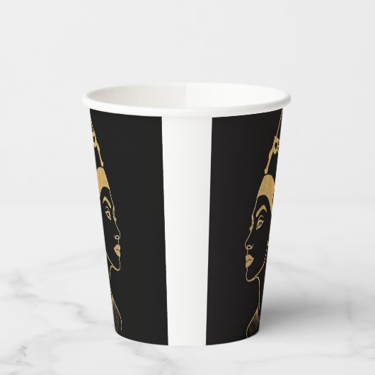 egyption pharaoh art paper coffee cups pappbecher (Links)