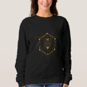 Egyptology Bastet Symbol Kemetic Egyptian Sweatshirt (Vorderseite)
