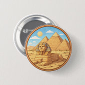 Egypt's Sphinx Button (Vorne & Hinten)