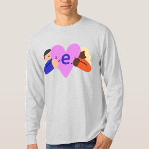 EH Mitgefühl Logo Langschläfer T - Shirt