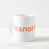 EH Tasse orange (Vorderseite Links)