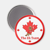 Eh Team Beaver Magnet (Vorderseite/Rückseite)