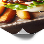 Eh Team isst Ahorn-Bacon-Magie Poster (Ecke)