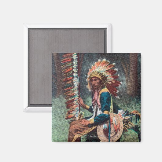 Ehankekle Chief Portrait Magnet (Vorderseite/Rückseite)