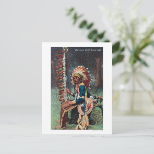 Ehankekle Chief Portrait Postkarte (Stehend Vorderseite)