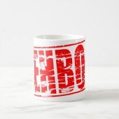 EHBO red rubber stamp Kaffeetasse (Mittel)
