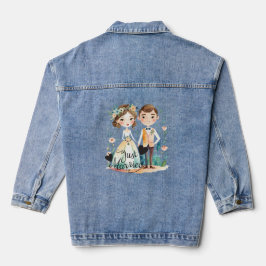Ehe - Aquarellmärchen Jeansjacke
