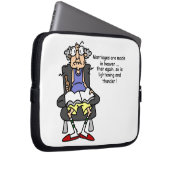 Ehe, Blitz, Donner-Spaß Laptopschutzhülle (Vorne Rechts)