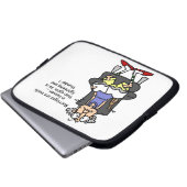 Ehe, Blitz, Donner-Spaß Laptopschutzhülle (Vorne Knopf)