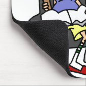 Ehe, Blitz, Donner-Spaß Mousepad (Ecke)