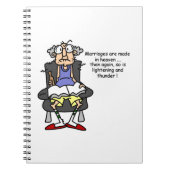 Ehe, Blitz, Donner-Spaß Notizblock (Vorderseite)