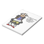 Ehe, Blitz, Donner-Spaß Notizblock (Rotiert)