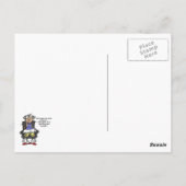 Ehe, Blitz, Donner-Spaß Postkarte (Rückseite)