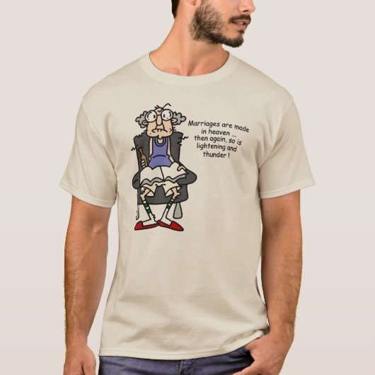 Ehe, Blitz, Donner-Spaß T-Shirt (Vorderseite)
