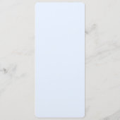 Ehe Boat Dinner Hochzeitmenü Menükarte (Rückseite)